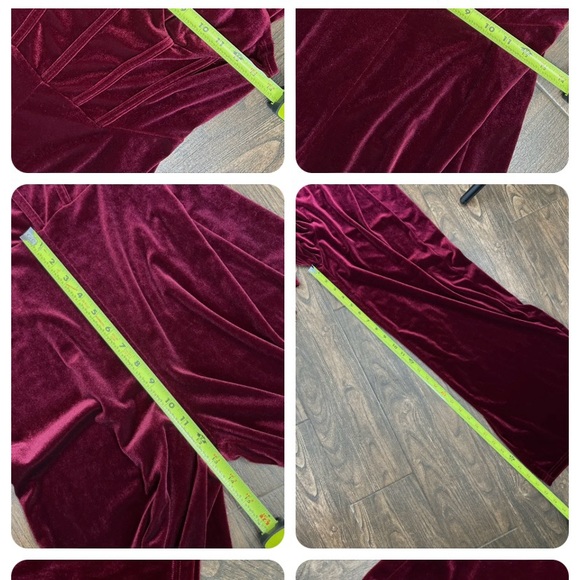 Cider retro velvet corset style jumper. 

Corset style bodice - Picture 2 of 4